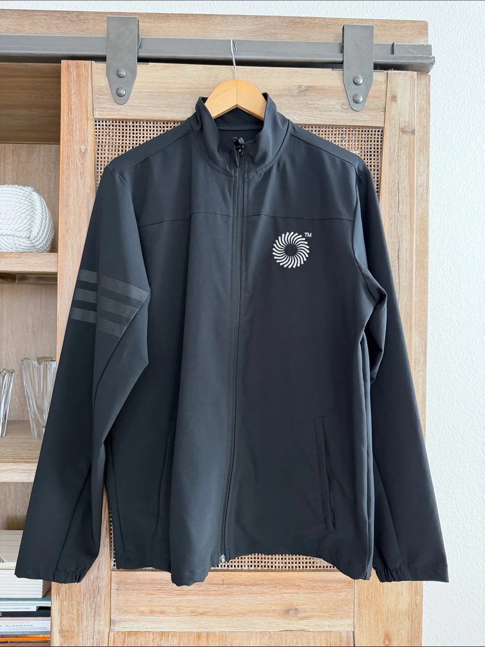 Adidas Men's Wind Resistant Full-Zip Jacket